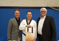 Marcel Vossen geslaagd voor 6e Dan taekwondo